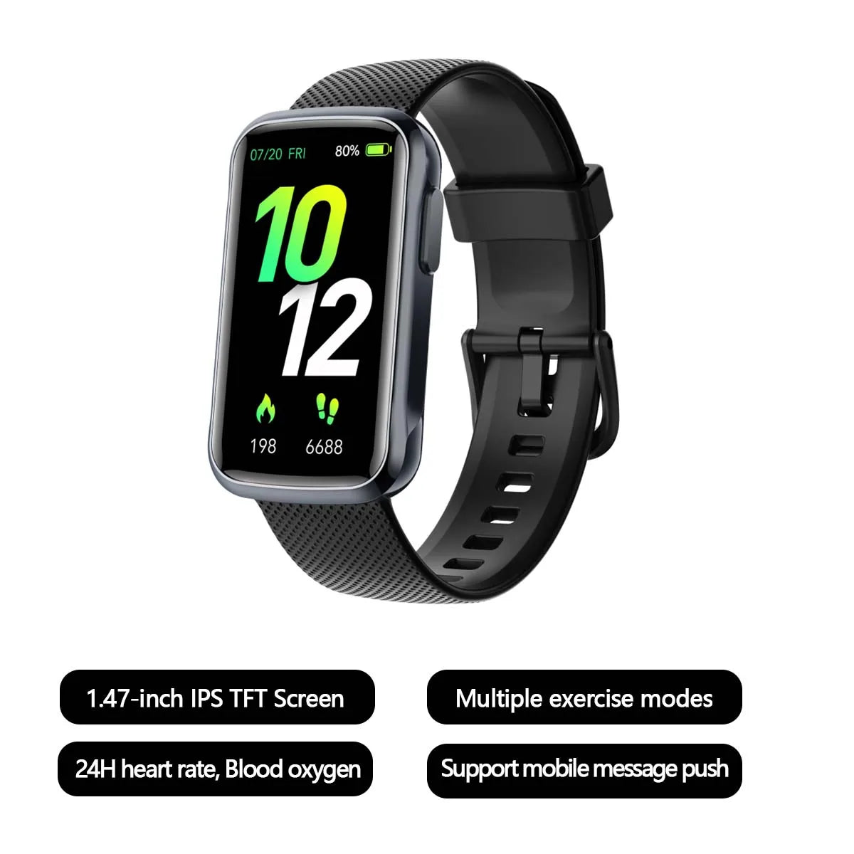 Fitness Tracker Smart Watch 